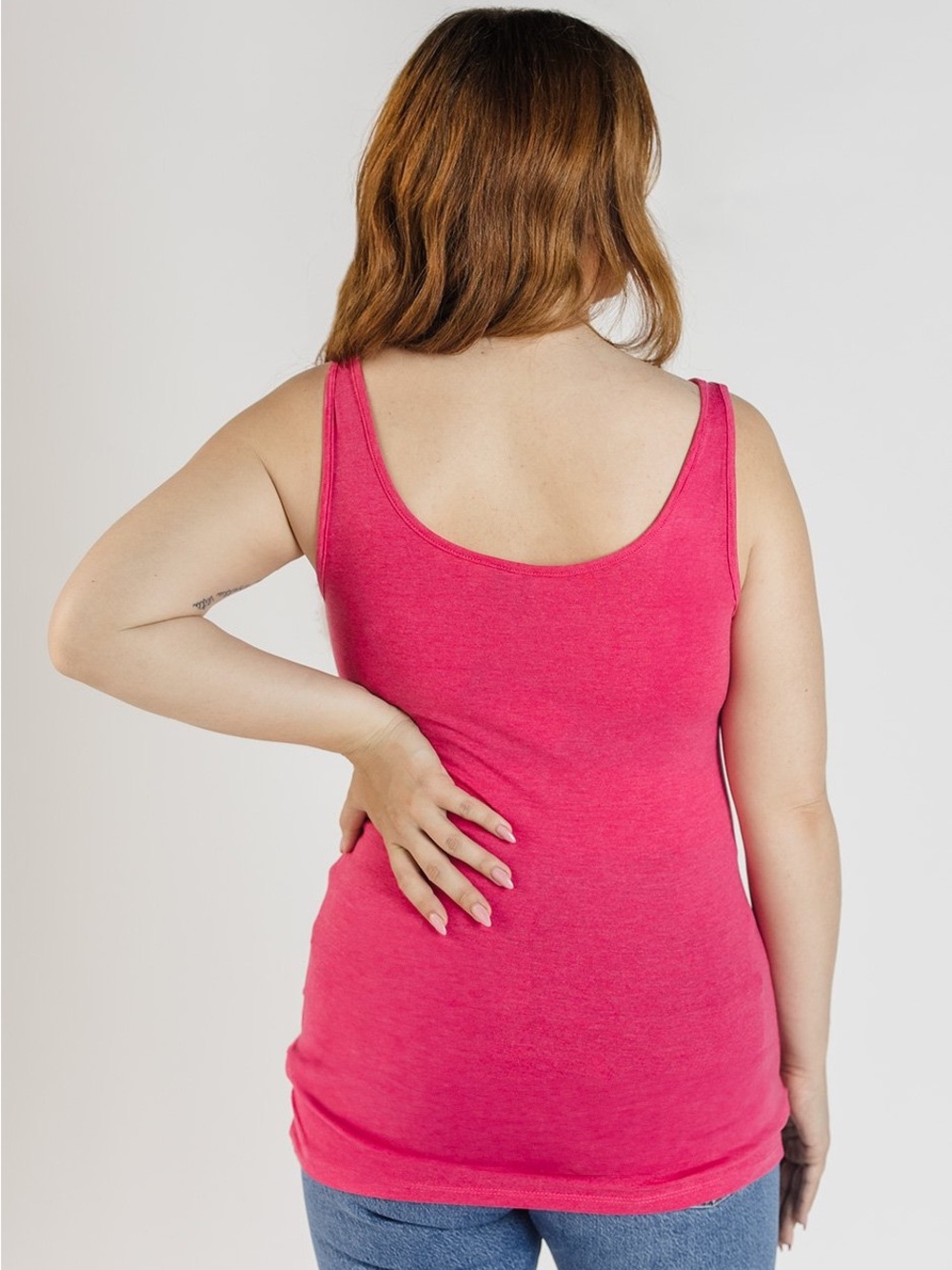 Long Shot Tank (NWT) 🍒 Raspberry Melange, Size Small - Picture 4 of 6